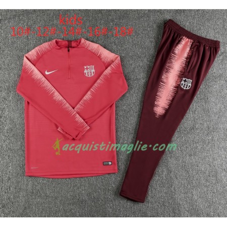 Barcellona Bambino Tute Felpe da Allenamento Rosa 2018/2019